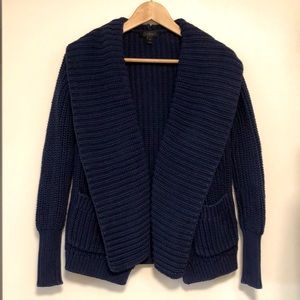 Chunky Knit J.Crew Shawl Collar Cardigan